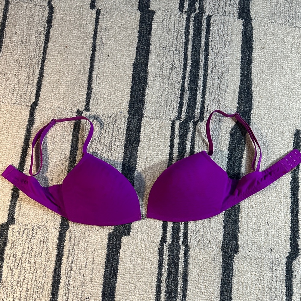 Frederick's of Hollywood Vibrant Purple Padded Bra